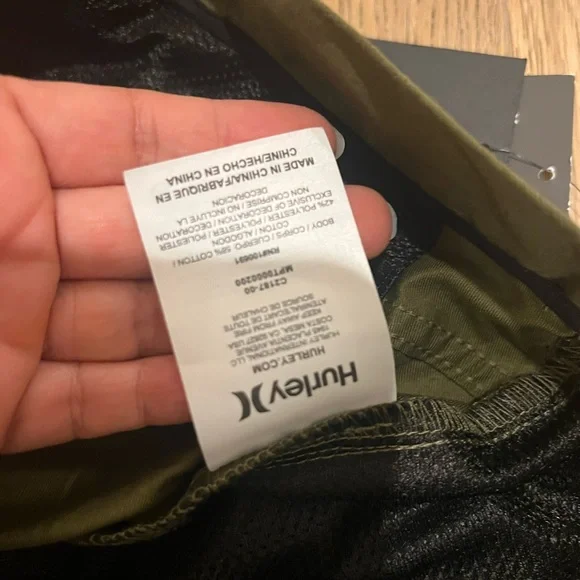 BNWT Hurley Nike Dri Fit Chinos Olive Green size 34 $70 - Picture 9 of 9